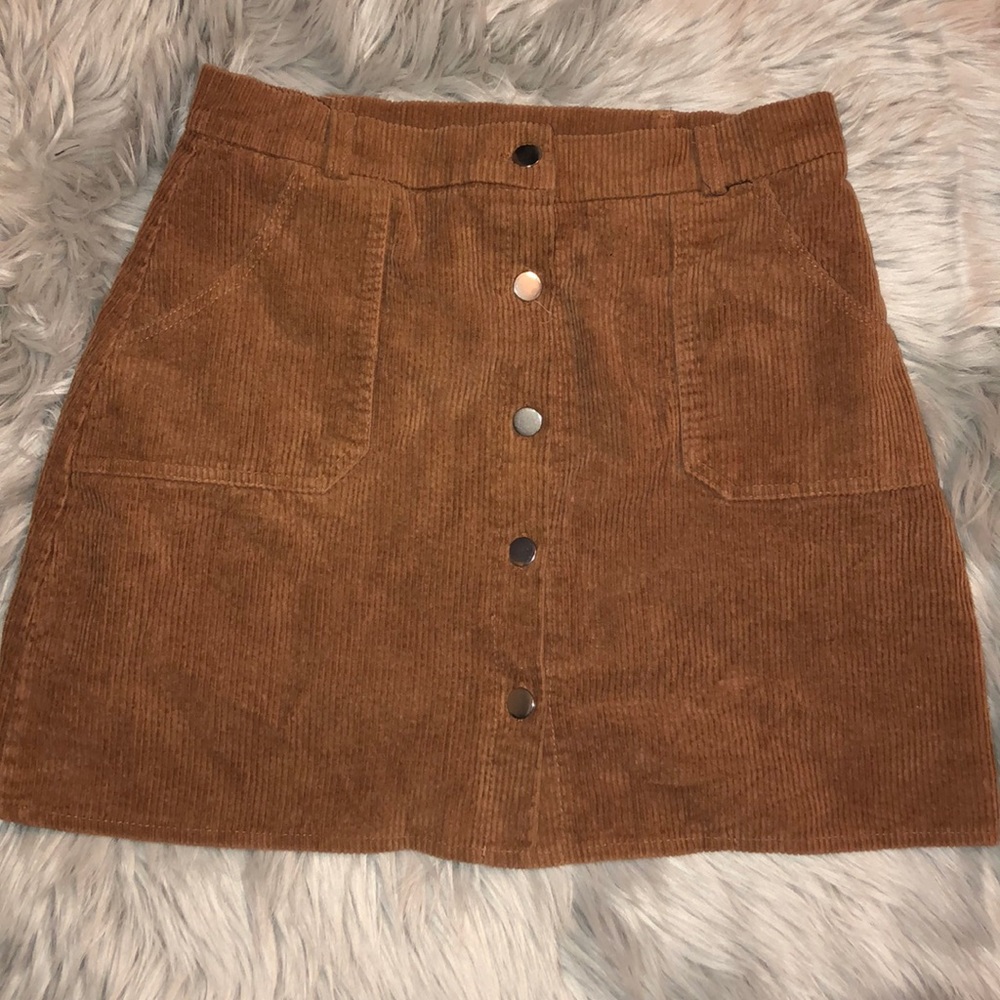 Corduroy Skirt